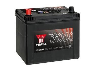 Yuasa 12v 60ah smf battery japan  ybx3014 (1) YBX3014
