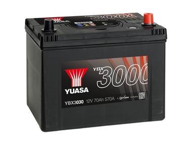 Yuasa 12v 72ah smf battery japan ybx3030 (0) YBX3030