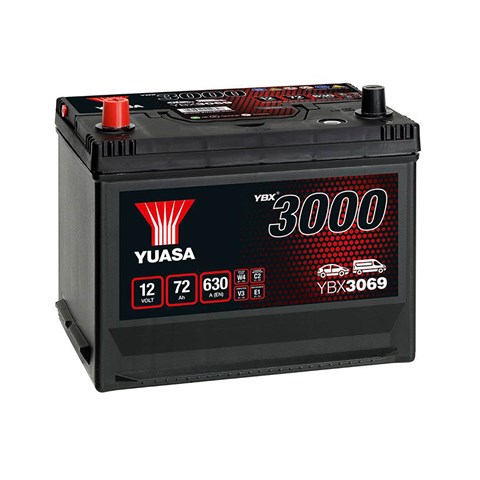 Yuasa 12v 72ah smf battery japan ybx3069 (1) YBX3069