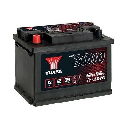 Yuasa 12v 62ah smf battery ybx3078 (1)
