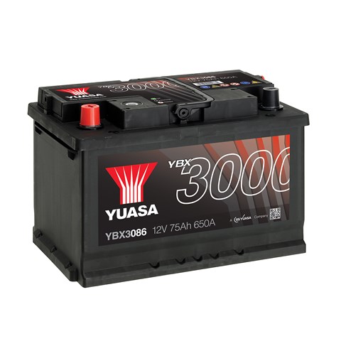 Yuasa 12v 76ah smf battery ybx3086 (1)