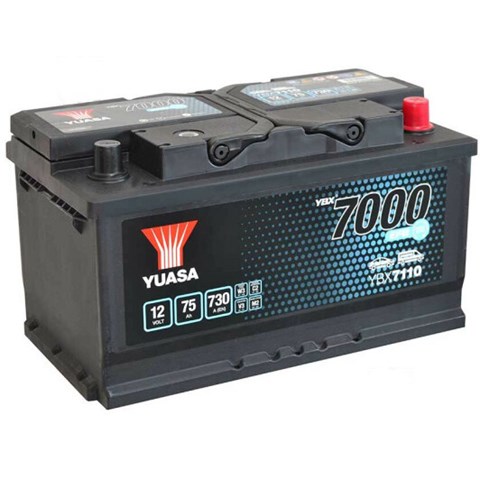 Yuasa 12v 75ah efb start stop battery ybx7110 (0) YBX7110