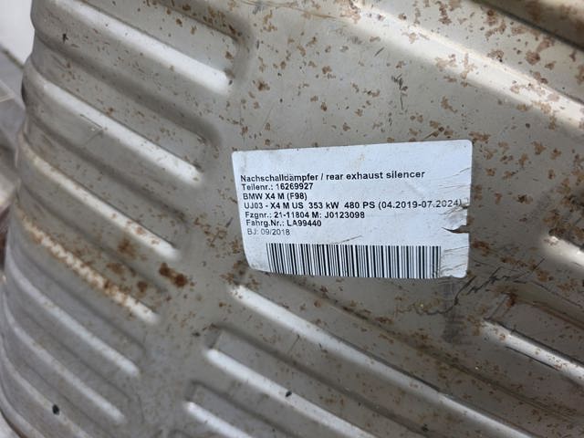 18308093534 BMW Глушитель, задняя часть купить в Киев