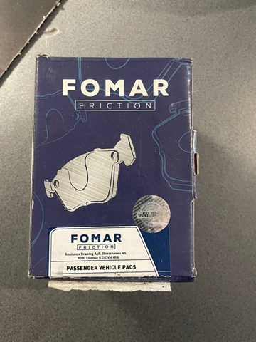 928181 FOMAR Передние тормозные колодки купить в Черновцы