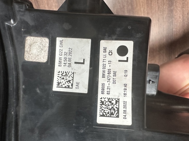 63217477605 BMW Фонарь задний левый внешний купить в Харьков