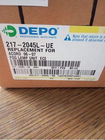DEPO 2172045LUE Фара противотуманная левая в наличии Винница