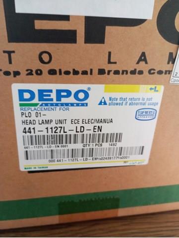 Вставка фары левой 4411127LLDEN DEPO