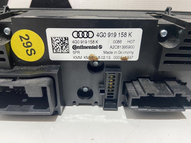 4G0919158K VAG Блок управления режимами отопления/кондиционирования купить в Ирпень