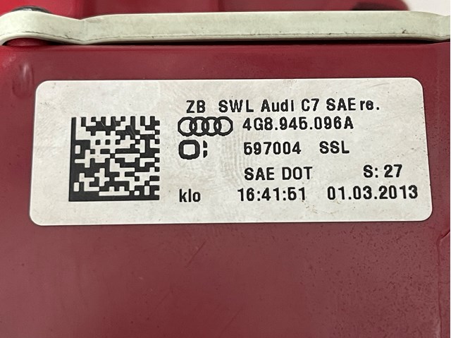 VAG 4G8945096A Фонарь задний правый внешний в наличии Сумы