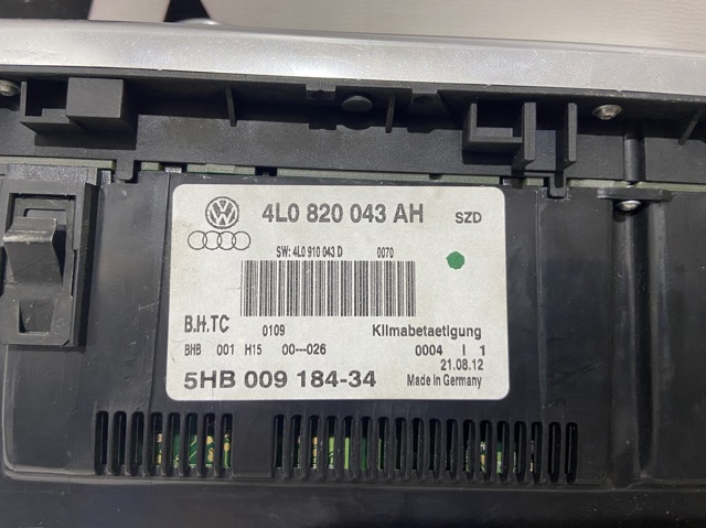 4L0820043AH VAG Блок управления режимами отопления/кондиционирования купить в Тернополь