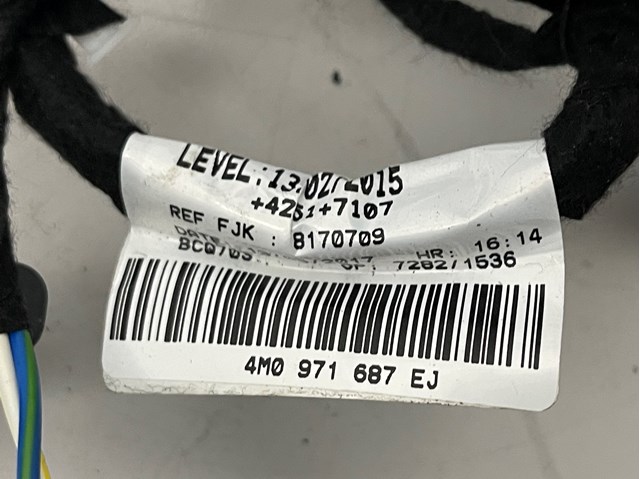 4M0971687EJ Жгут проводов задней двери купить Полтава