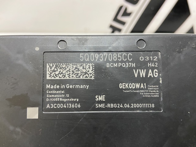 VAG 5Q0937085CC Блок комфорта в наличии Павлоград