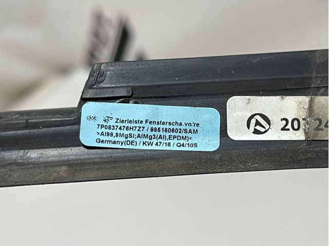 7P0837476H7Z7 VAG Молдинг опускного стекла двери передней правой купить в Николаев