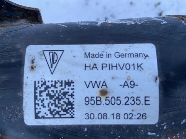 PORSCHE 95B505235E Подрамник задний в наличии Тернополь