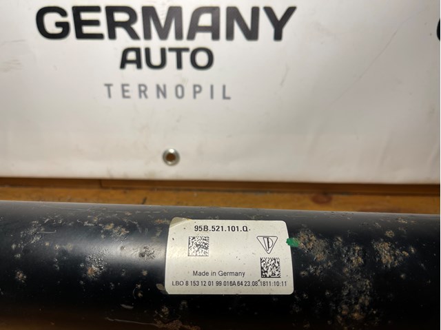 PORSCHE 95B521101Q Кардан задний в наличии Сумы