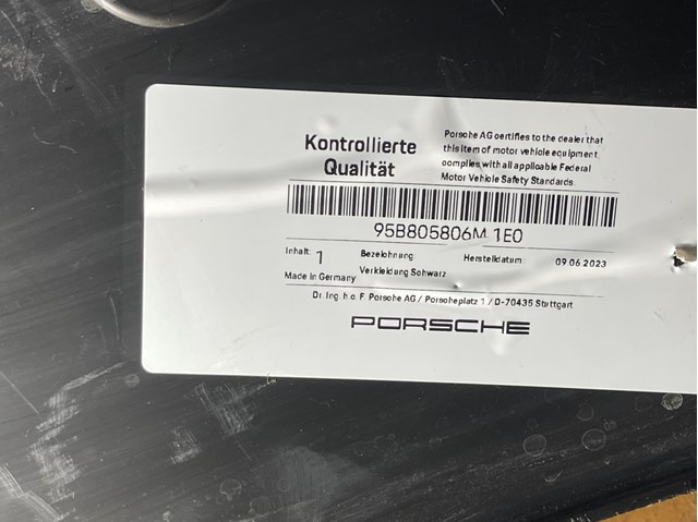PORSCHE 95B805806 в наличии Каменское