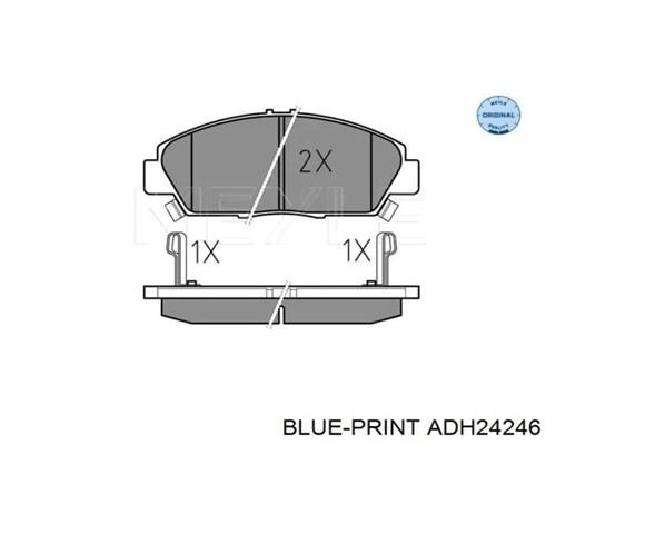 ADH24246 BLUE PRINT Передние тормозные колодки купить в Черновцы