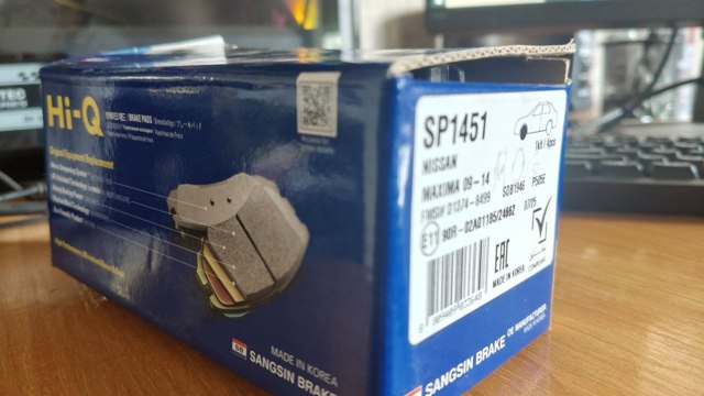 SANGSIN SP1451 Колодки тормозные передние дисковые в наличии Павлоград