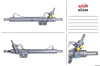 Реечный рулевой механизм 49001EA010 NISSAN