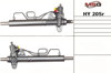 Вал/шток рулевой рейки 577102F000 HYUNDAI