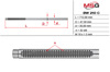 Вал/шток рулевой рейки BW210C MS GROUP