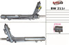 Реечный рулевой механизм BW211R MSG Rebuilding