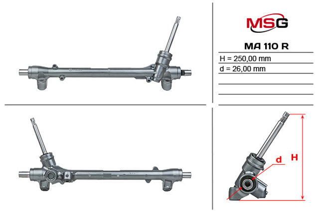 Управление рулевое в сборе KD3132110D MAZDA