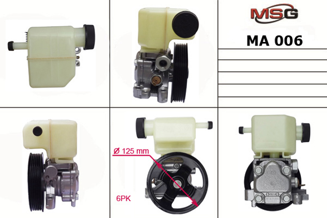 Насос гидравлики MA006 MS GROUP