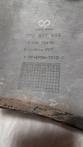 7P6807489 VAG Заглушка (решетка) противотуманных фар бампера переднего левая купить в Сумы