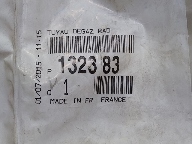 132383 PEUGEOT Шланг (патрубок) системы охлаждения купить в Винница