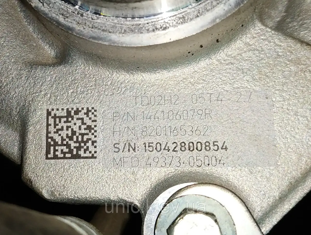RENAULT 144106079R Турбина в наличии Винница