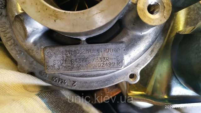RENAULT 144117533R Турбина в наличии Хмельницкий