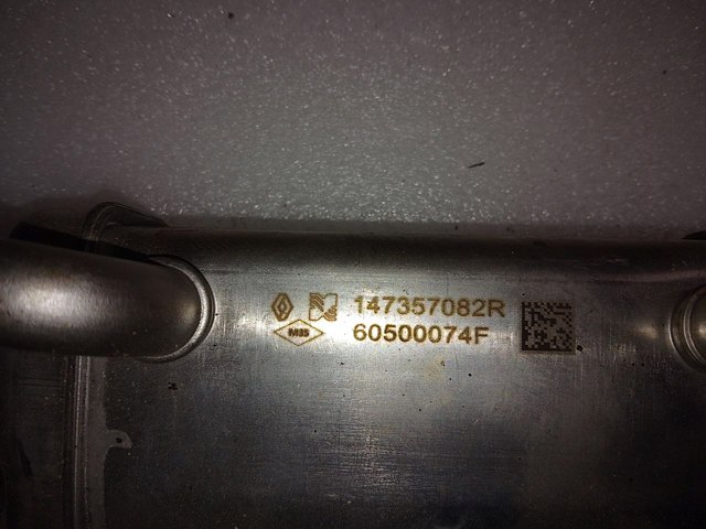 RENAULT 147357082R Радиатор системы EGR рециркуляции выхлопных газов в наличии Львов