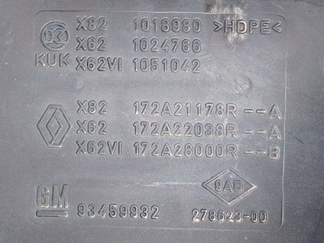 172A21178R RENAULT Бак AD BLUE купить в Ужгород