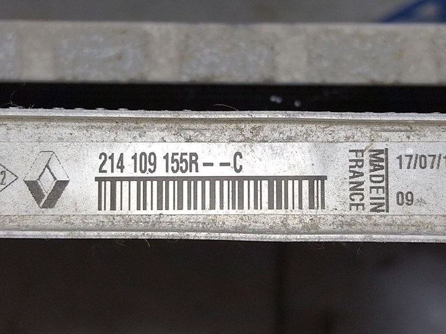 RENAULT 214109155R Радиатор охлаждения двигателя дополнительный в наличии Днепр