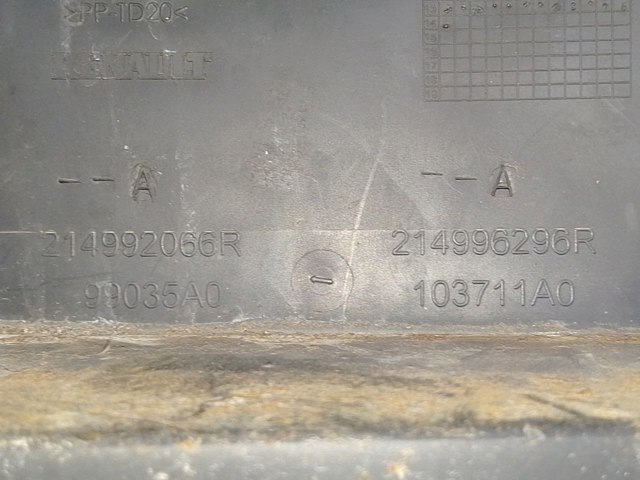 RENAULT 214992066R Воздуховод (дефлектор) радиатора нижний в наличии Павлоград