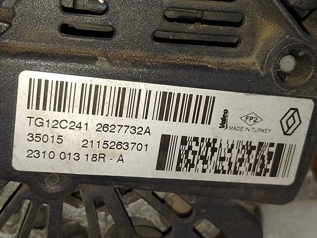 231001318R RENAULT Генератор купить в Запорожье