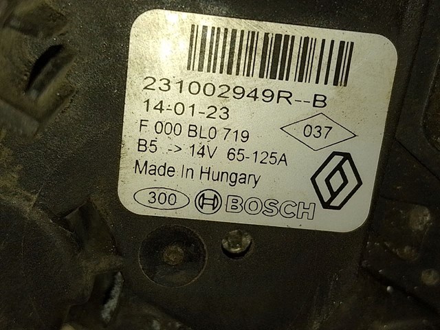 RENAULT 231002949R Генератор в наличии Житомир