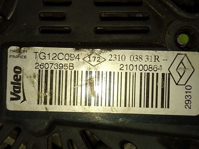 RENAULT 231003831R Генератор в наличии Ужгород