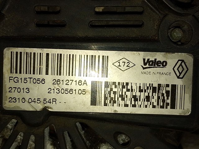 RENAULT 231004554R Генератор в наличии Харьков
