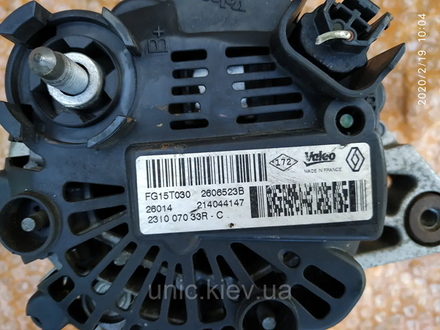 Генератор автомобиля 231007033R RENAULT