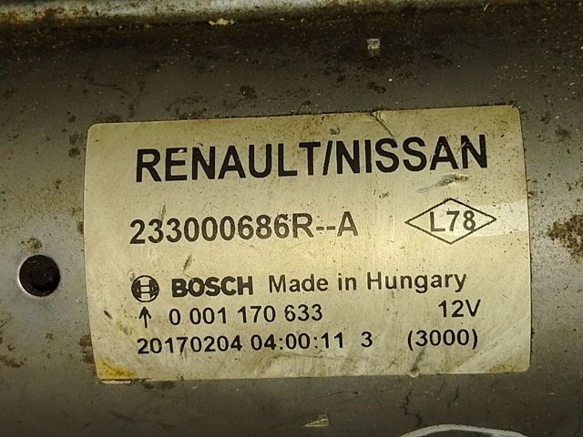 RENAULT 233000686R Стартер в наличии Ирпень