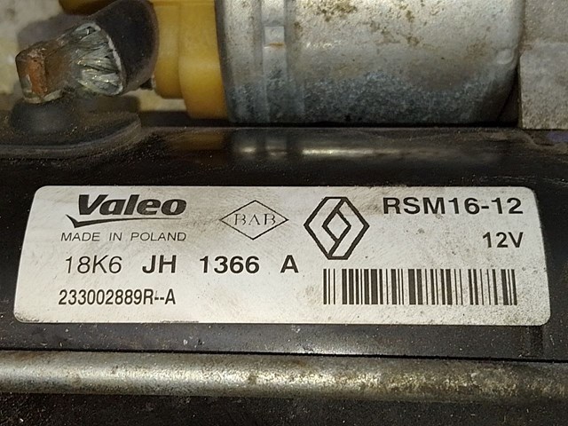RENAULT 233002889R Стартер в наличии Николаев
