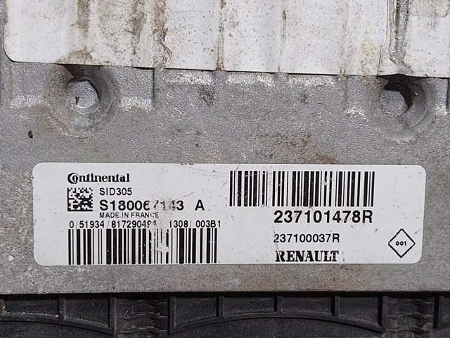 237101478R RENAULT Модуль управления (ЭБУ) двигателем купить в Ирпень