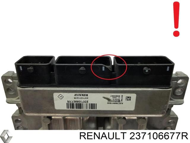 Мозги двигателя 237106677R RENAULT