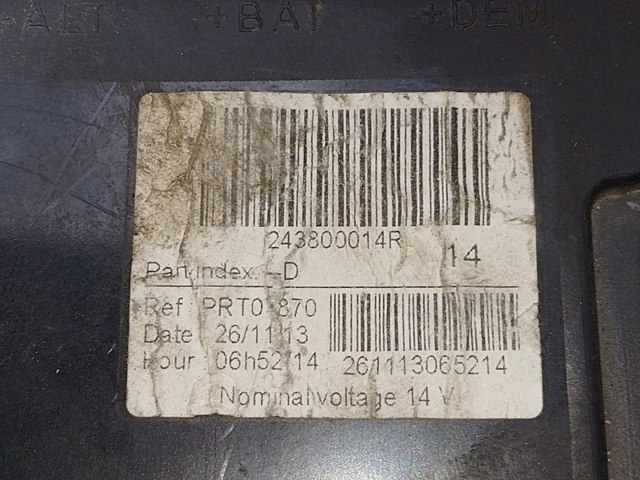 RENAULT 243800014R Блок предохранителей в наличии Сумы