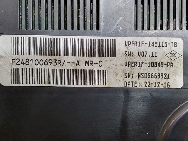 Щиток приборов 248100693R RENAULT