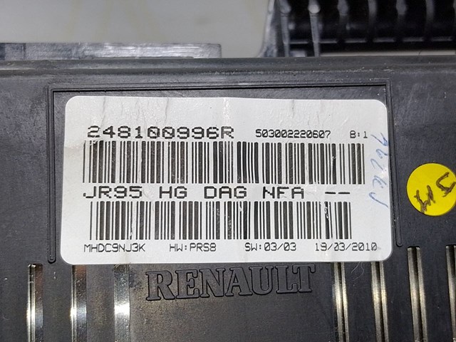 248100996R RENAULT Приборная доска (щиток приборов) купить в Павлоград