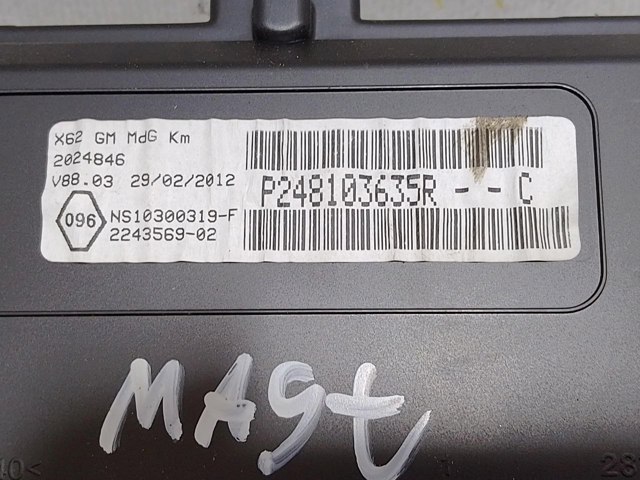 RENAULT 248103635R Панель приборов в наличии Чернигов