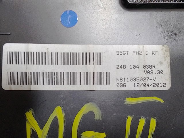 248104038R RENAULT Панель приборов купить в Каменское